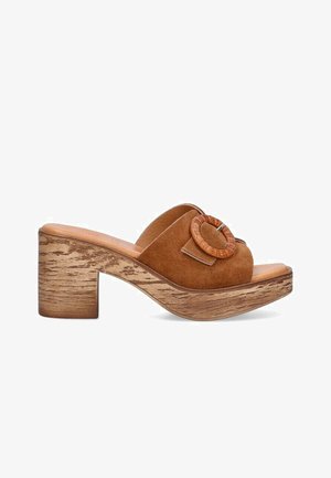 Luna Collection Mules de tacón - leather