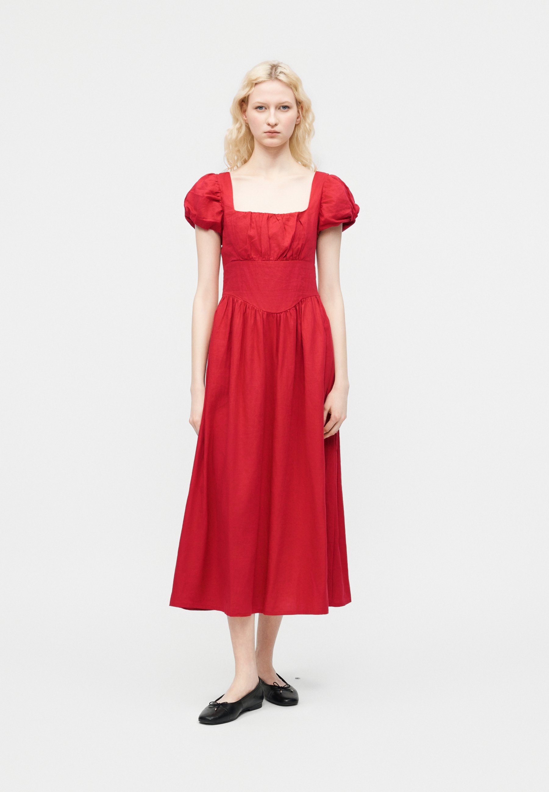 GAP DROPWAIST - Maxi dress - chakra red/red - Zalando.ie