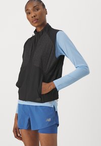 New Balance ESSENTIALS SHORT - Lühikesed kaks-ühes jooksupüksid - blue agate