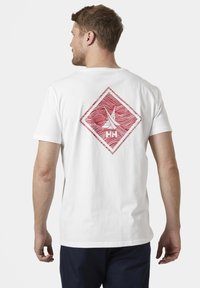 Helly Hansen SHORELINE  - Camiseta estampada - white