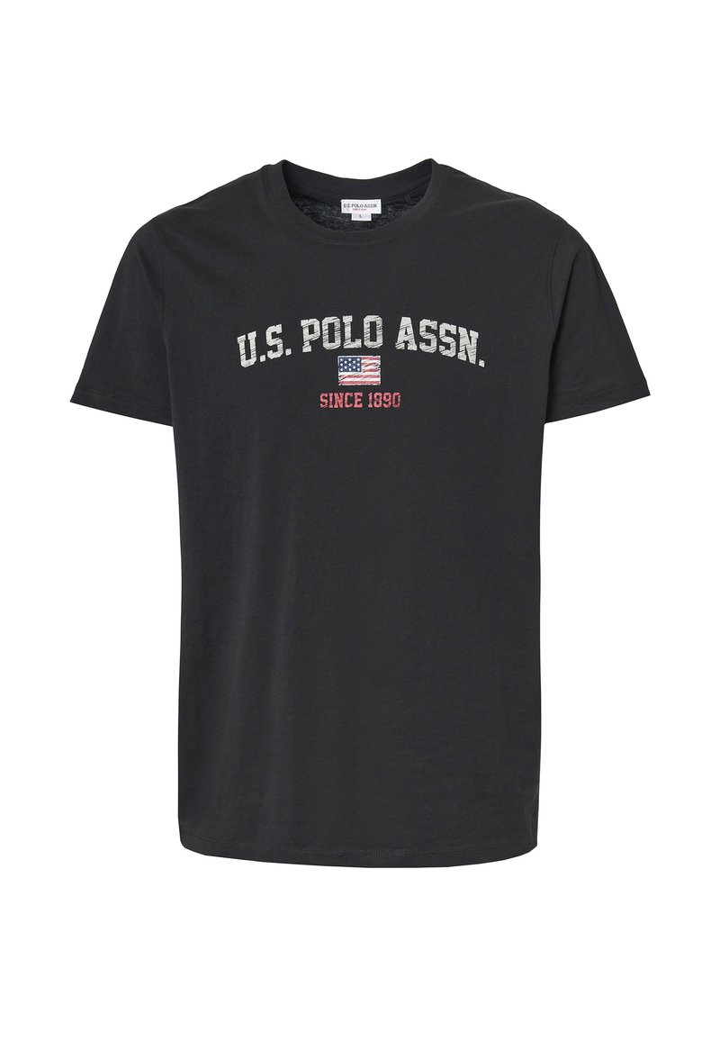 U.S. Polo Assn. T-shirt print zwart