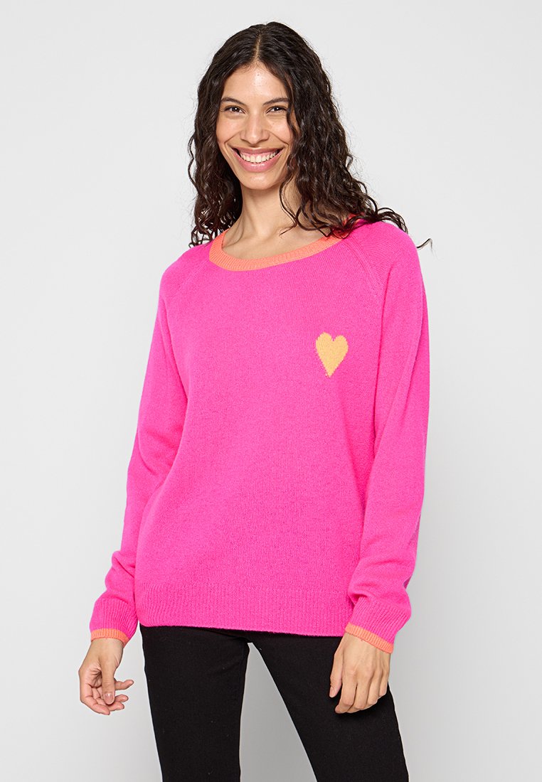 zwillingsherz Trui donkerroze zwillingsherz Trui donkerroze