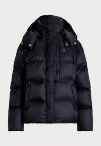 WATER REPELLENT QUILTED DOWN JACKET - Pūkinė striukė - navy
