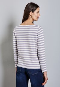 Street One GESTREIFTES - Langarmshirt - lila