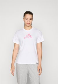 adidas Sportswear Nyomott mintás póló - white