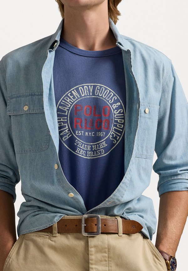 CLASSIC FIT JERSEY GRAPHIC T-SHIRT - Print T-shirt - old royal3