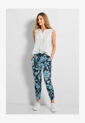 Cecil Pantaloni Casual Donna Tracey – Vita Media, GAMBE Sottili, Cinta Elastica Con Coulisse E Tasche Laterali