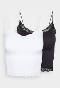 ONLVICKY CROP 2 PACK - Alsónemű - black/white