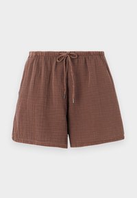 GAUZE PULL ON SHORT - Shorts - arrow brown