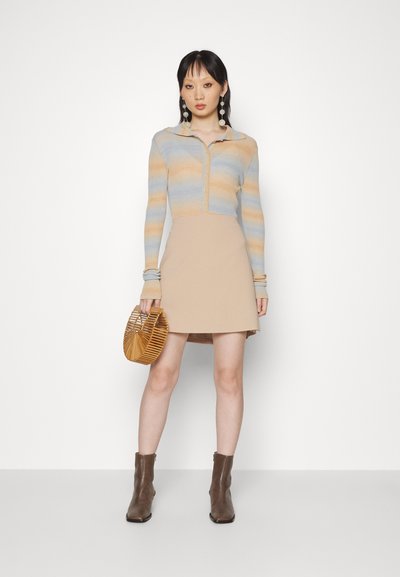 Theory Μίνι φούστα - beige