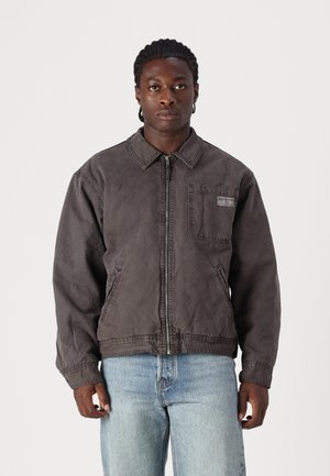 WADDED WORKER UNISEX - Spijkerjas - dark chocolate
