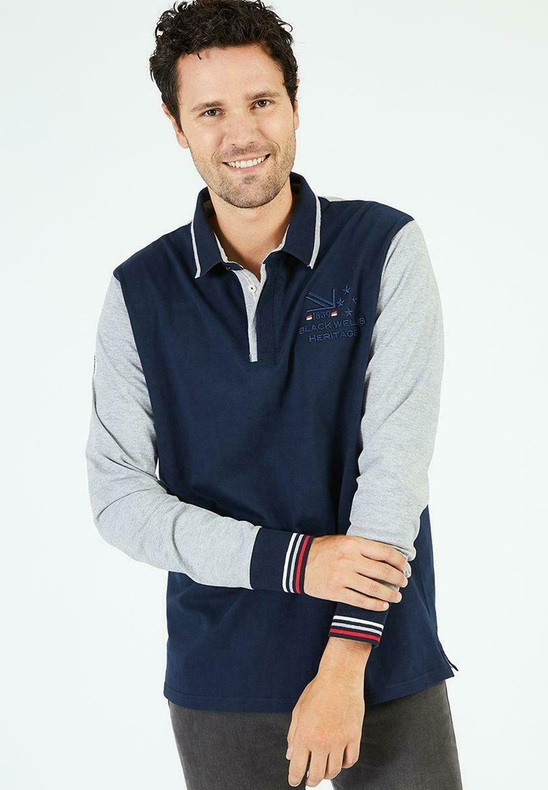 Gilet Homme Holderness & Bourne The King - Taille M - Gris Chiné Bleu Marine - NEUF
