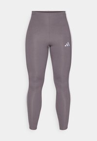 LEG - Tights - grey strata/white