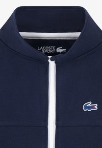 Lacoste CONTRAST SEAM TRACK - Μπουφάν προπόνησης - marine