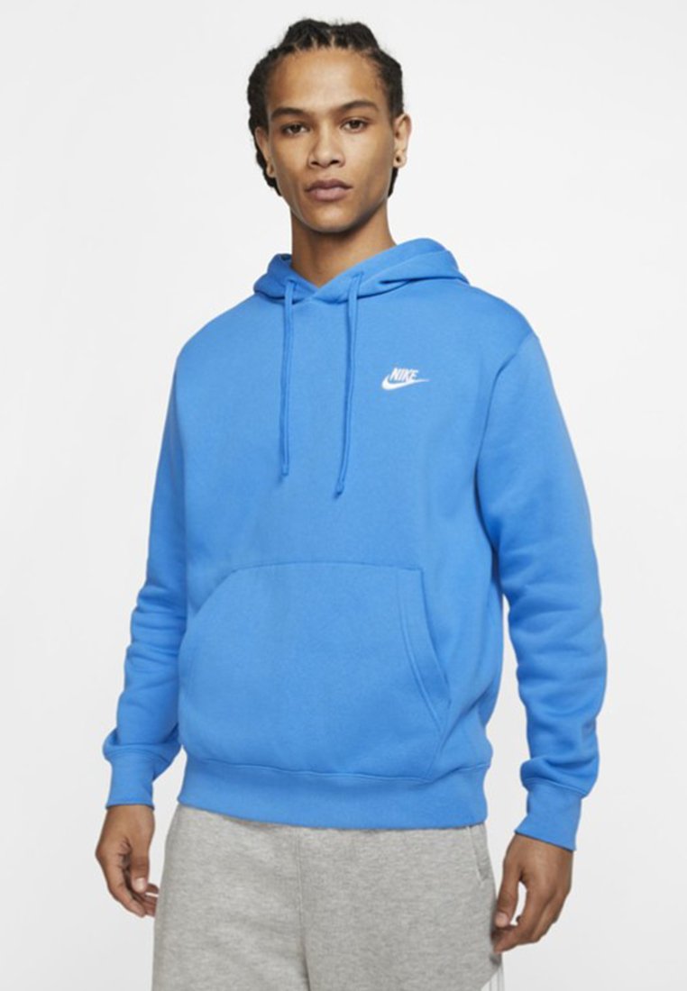 nike hoodie light blue
