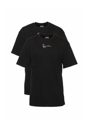 Karl Kani SMALL SIGNATURE 2-PACK ESSENTIAL - Print T-shirt - black