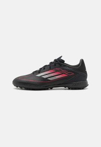 F50 LEAGUE TURF - Voetbalschoenen voor kunstgras - core black/iron metallic/lucid red