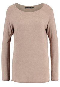 ONLY Strickpullover - mottled brown