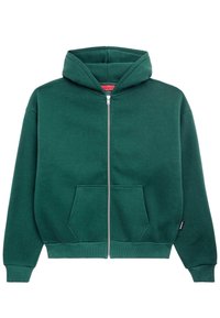 Mikina na zip - britishracinggreen