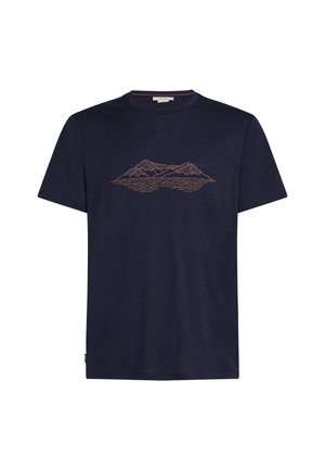 icebreaker Print T-shirt - midnight navy