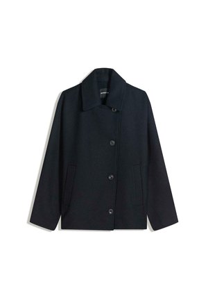 FELT TEXTURE WITH BATWING SLEEVES  - Letná bunda - royal blue