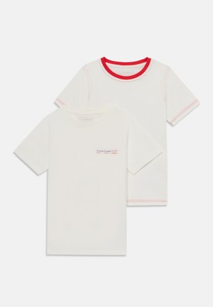 2 PACK UNISEX - T-Shirt print - off-white