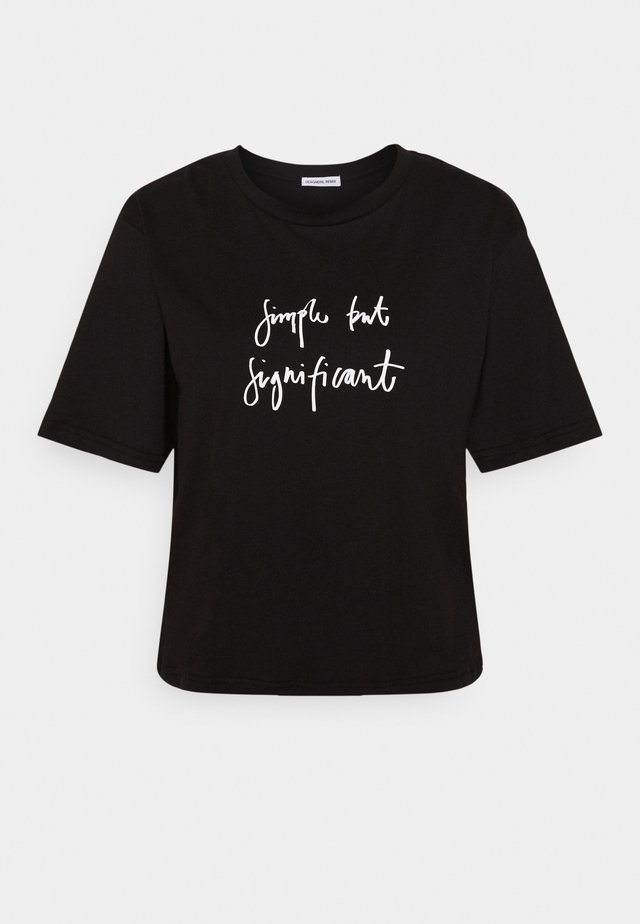 STANLEY BOXY TEE - Print T-shirt - black