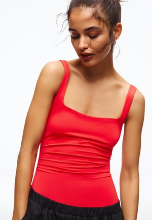 Bershka STRAPPY - Body - coral
