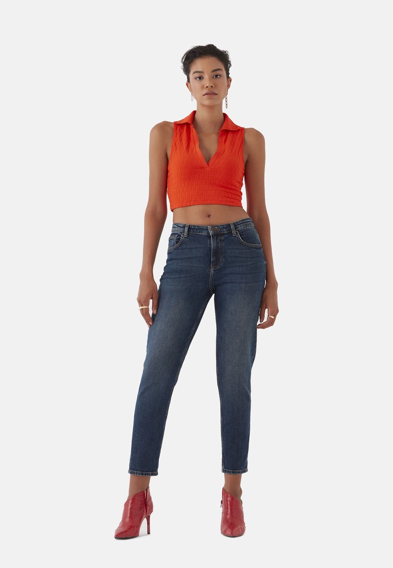 Pantamo Jeans CIGARETTE Slim fit jeans dirty dark blue/dirty denim