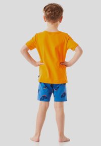 Schiesser KURZ - WORLD SET - Pyjama - orange blau