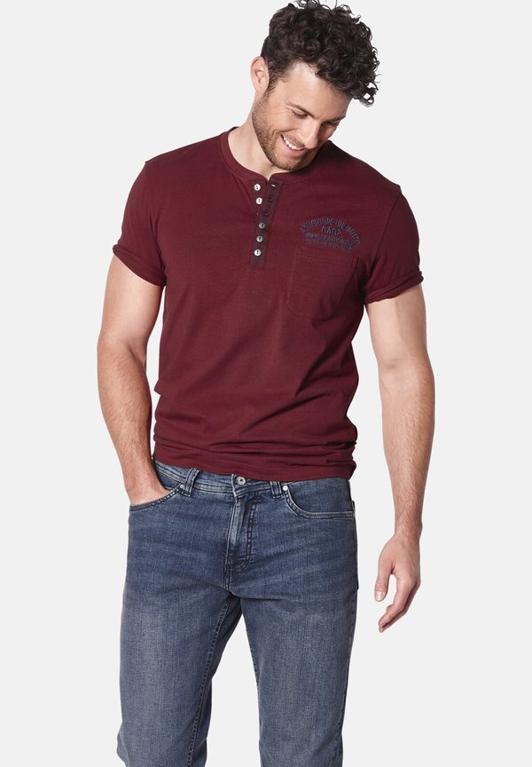 NICOSTILO - T-Shirt print - dunkelrot