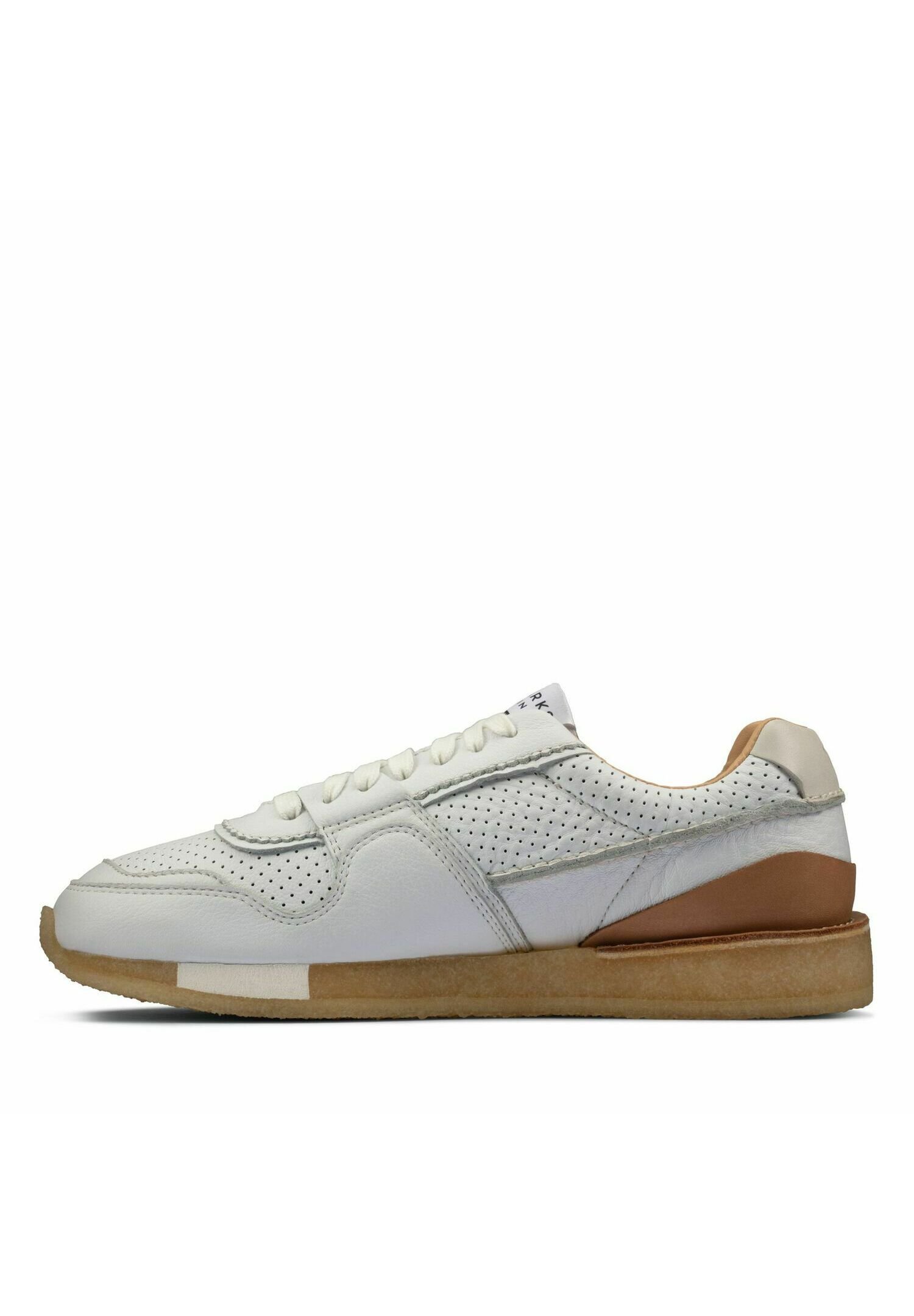 Clark's Un Rio Tie witte sneakers voor dames — Zamorashop