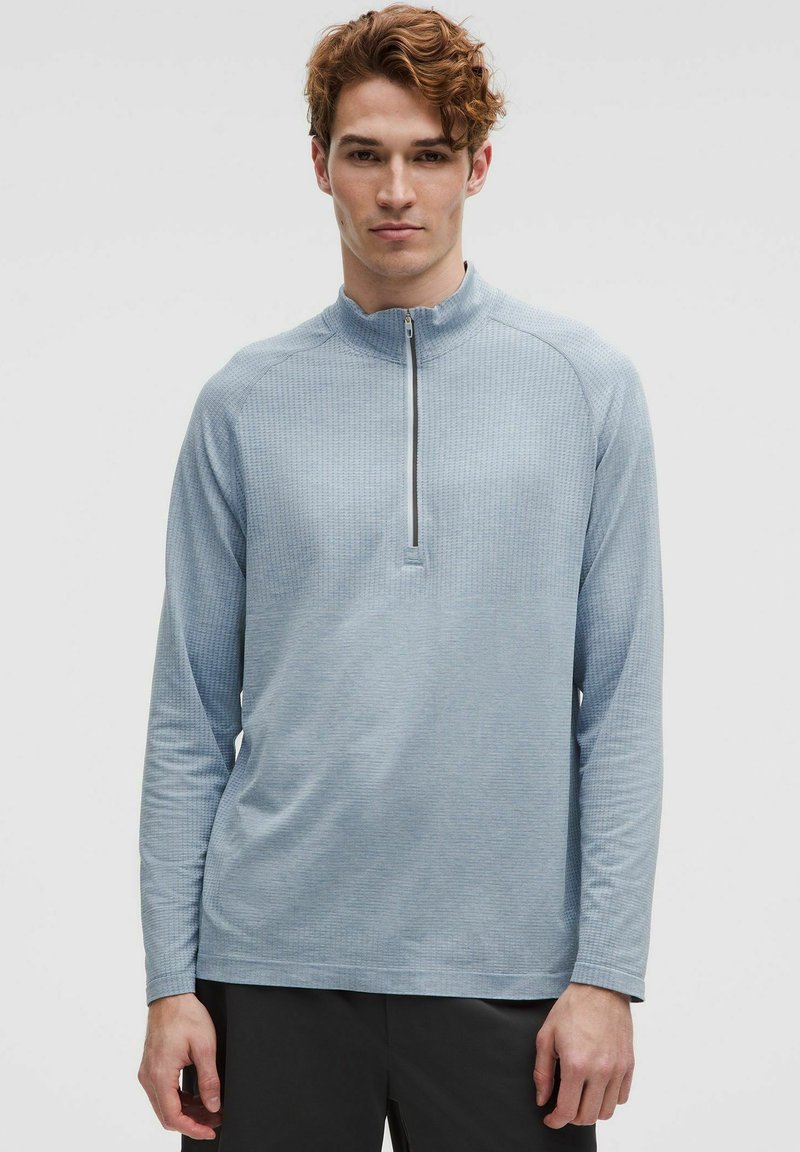 lululemon - METAL VENT TECH HALF ZIP - Felpa con zip - Washed Denim/Starch Blue, Ingrandire