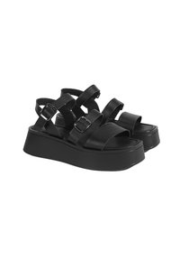 Desa Keilsandalette - black