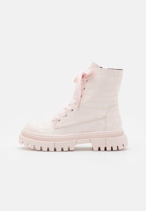 Bottines à plateau - light pink