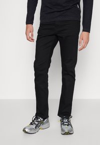 Selected Homme - SLHSTRAIGHT SCOTT  - Džíny Straight Fit - black denim Miniatura obrázku 1