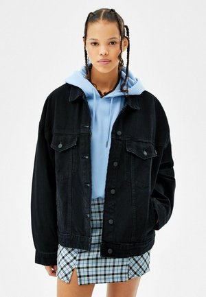 OVERSIZED - Džínová bunda - black