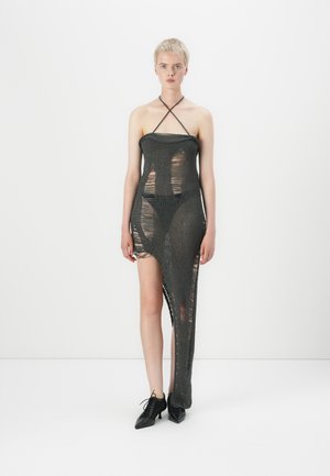 LADDERED BANDEAU DRESS - Cocktailkleid/festliches Kleid - black