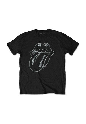 THE ROLLING STONES TONGUE DIAMANTE - Print T-shirt - black