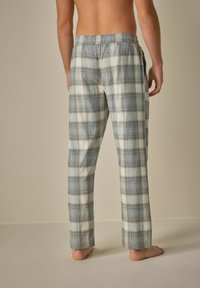 Next REGULAR FIT - SIGNATURE PREMIUM - Pizsama alsók - stone grey check