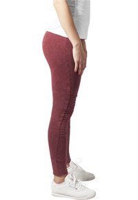 Urban Classics Leggingsit - burgundy