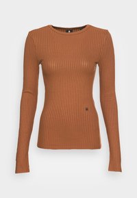 SLIM LONGSLEEVE - Camisola de manga comprida - raw hide