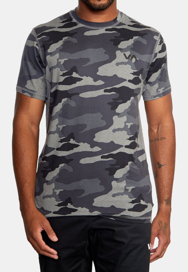 RVCA MANCHES COURTES - T-shirt con stampa - camo