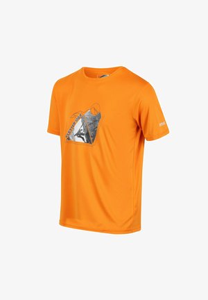 FINGAL SLOGAN - T-shirt con stampa - flame orange
