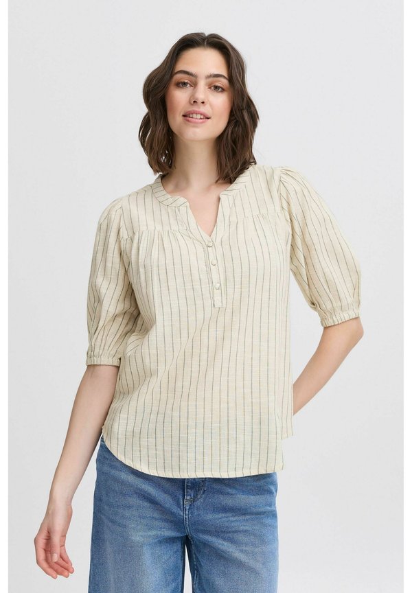 FRFXBONNIE - Blouse - beige melange stripes