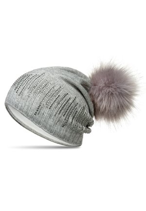 Caspar Beanie - hellgrau