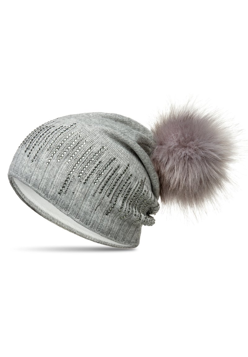 Caspar Beanie - hellgrau