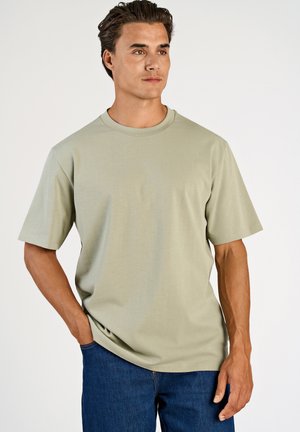 O-NECK TEE - T-shirt basic - dusty olive