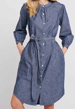 GAP Robe chemise - blue denim