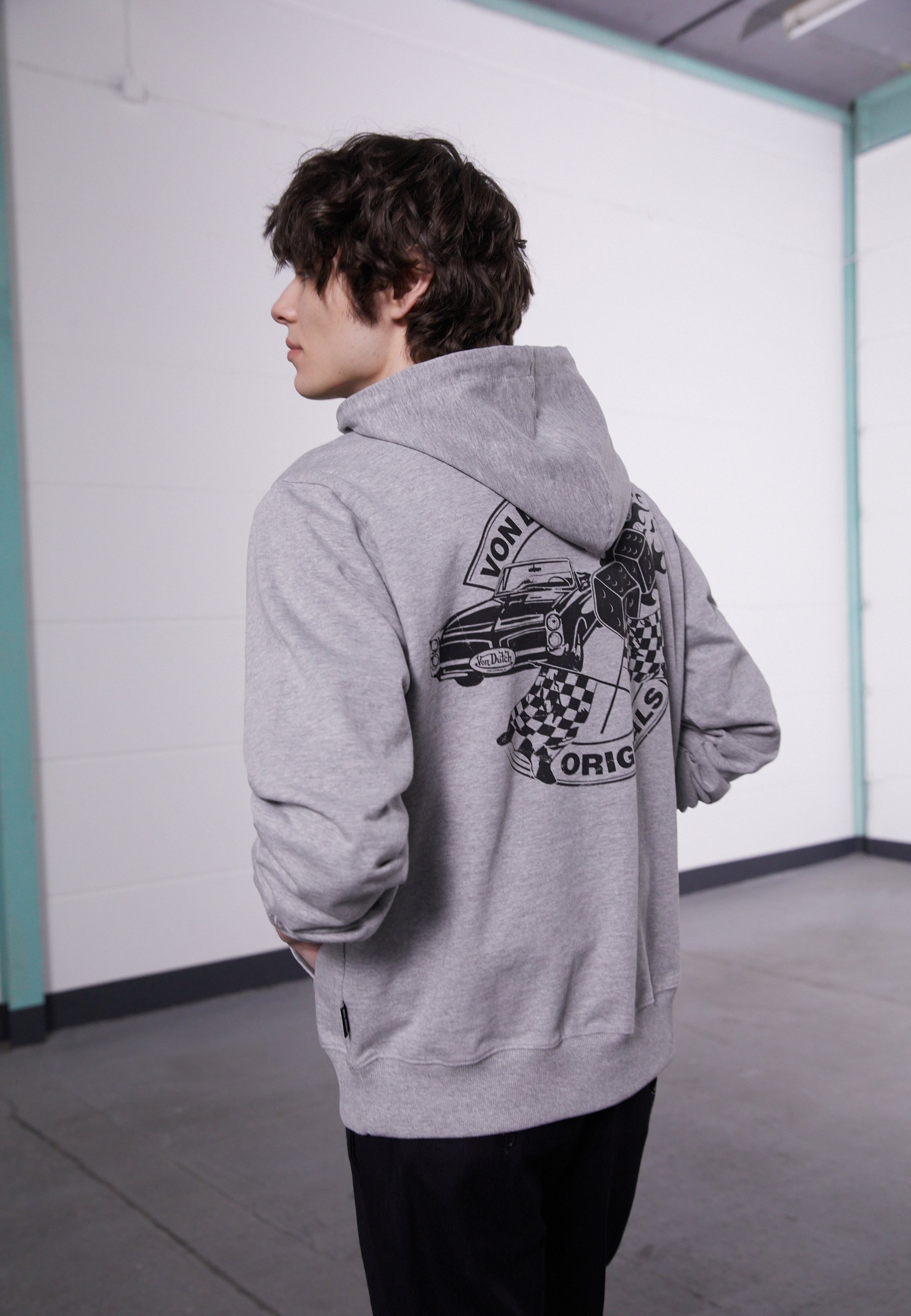 Von Dutch MEMPHIS - Sweatshirt - mottled grey - Zalando.ie